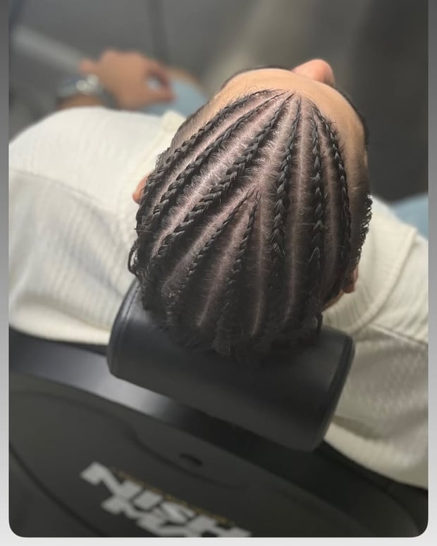 Ανδρικά braids, κοτσίδες